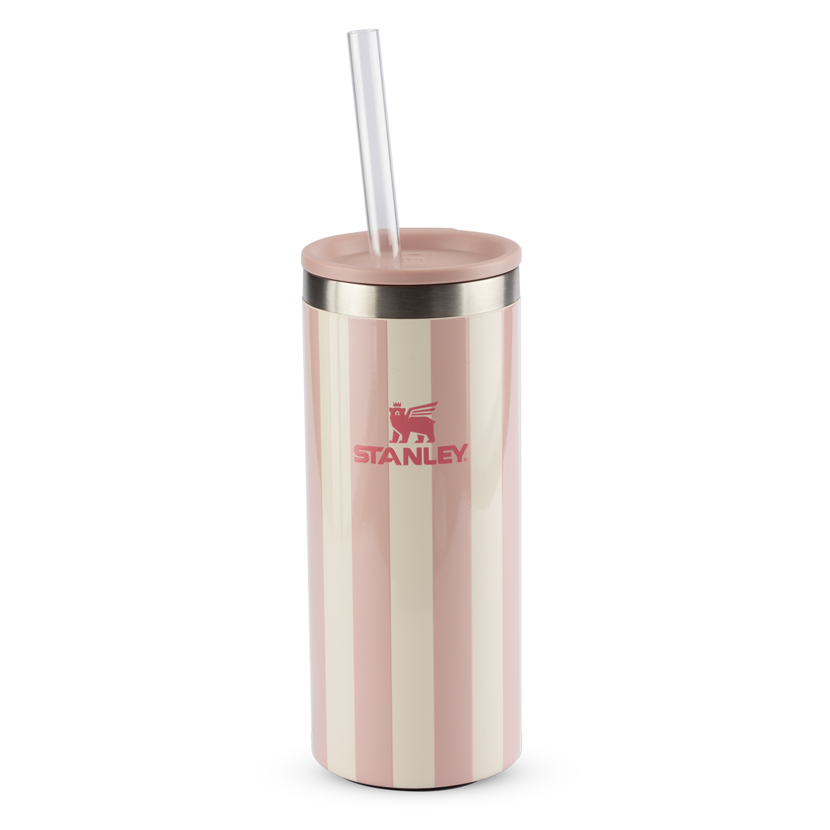 Can Cooler Slim com canudo Peach Whip Cabana Gloss | 296ML